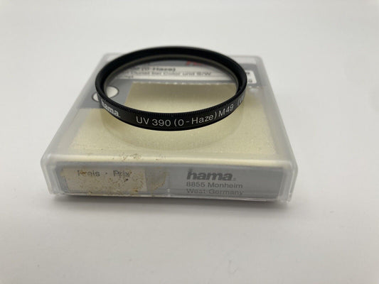 Hama UV 390 (0-Haze) M49 | Filtre pour objectif d'appareil photo | Filtre d'objectif | 49mm