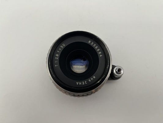 Carl Zeiss Jena Tessar 1:2.8 50mm Objektiv manuell analog Lens (Exa)