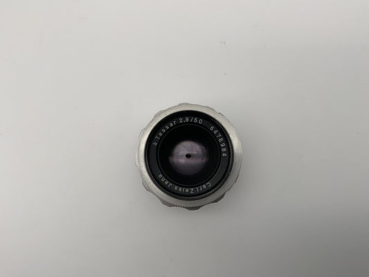 CARL ZEISS JENA DDR Objektiv Lens Tessar 2,8/50 für Exakta Exa Mount 50mm