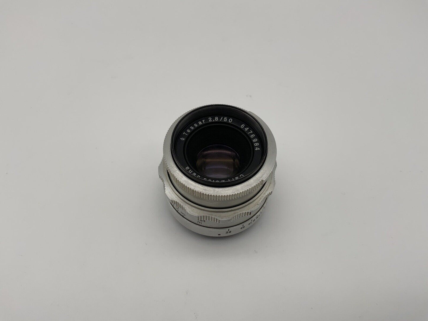 CARL ZEISS JENA DDR Objektiv Lens Tessar 2,8/50 für Exakta Exa Mount 50mm