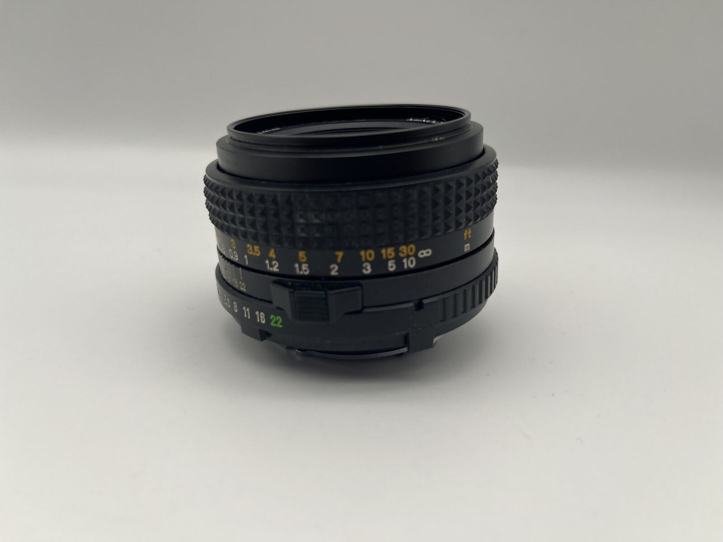 Minolta MD 50mm 1:2 Objektiv manuell analog Lens