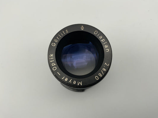 Meyer Optik Görlitz Diaplan 2.8/80 projection lens 80mm lens