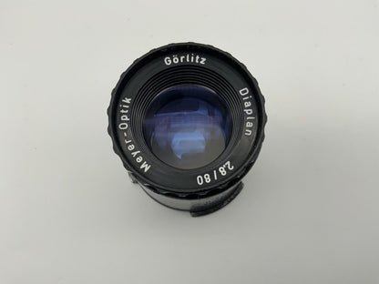 Meyer Optik Görlitz Diaplan 2,8/80 Projektionsobjektiv 80mm Objektiv