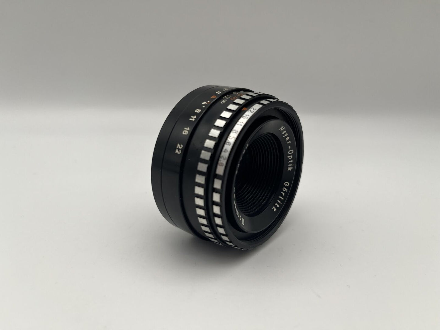 Meyer-Optik Görlitz Domiplan 1:2.8 50mm Objektiv manuell analog Lens (Exa)