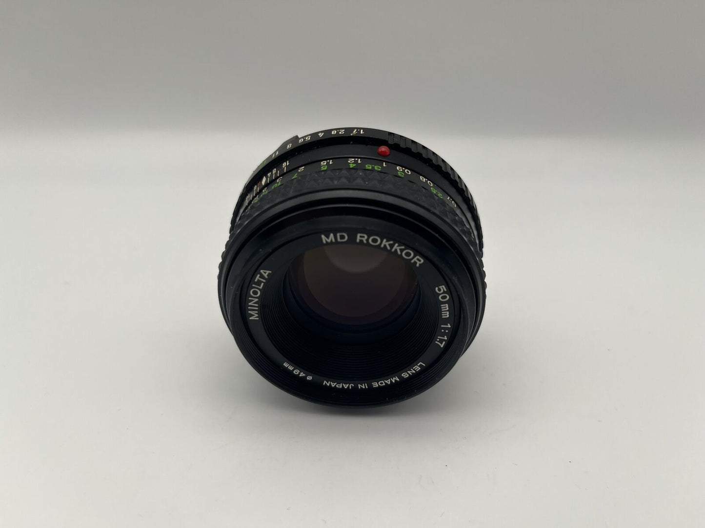 Minolta MD Rokkor 1:1.7 50mm Objektiv manuell analog Lens