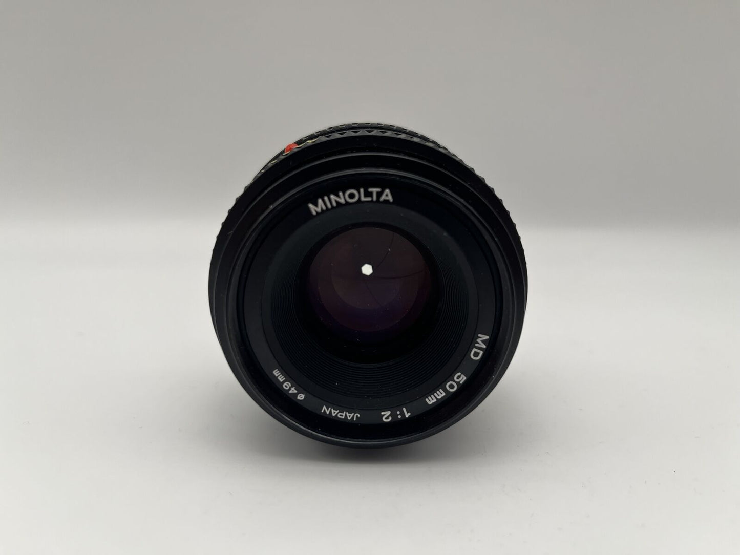 Minolta MD 1:2 50mm Objektiv manuell analog Lens