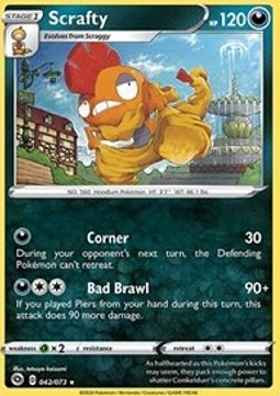 Scrafty⁣ - Champion’s Path⁣ (Holo Rare)⁣ [42]