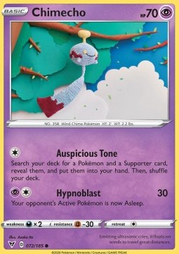 Chimecho⁣ - Vivid Voltage⁣ (Common)⁣ [72]