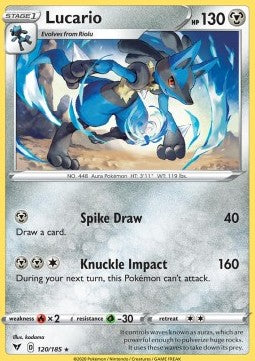 Lucario⁣ - Vivid Voltage⁣ (Rare)⁣ [120]