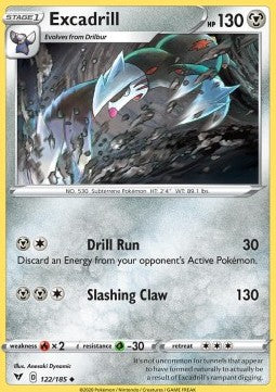 Excadrill⁣ - Vivid Voltage⁣ (Uncommon)⁣ [122]