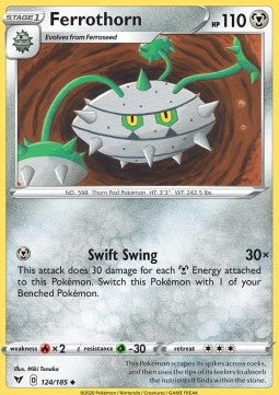 Ferrothorn⁣ - Vivid Voltage⁣ (Uncommon)⁣ [124]