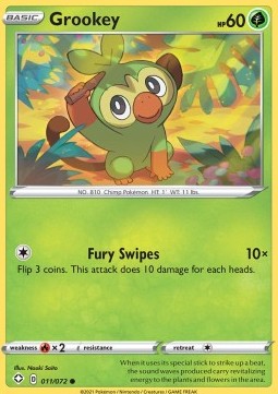 Grookey⁣ - Shining Fates⁣ (Common)⁣ [11]