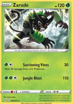 Zarude⁣ - Shining Fates⁣ (Rare)⁣ [16]