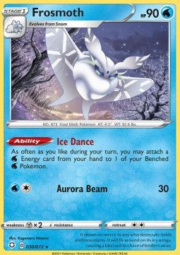 Frosmoth⁣ - Shining Fates⁣ (Holo Rare)⁣ [30]