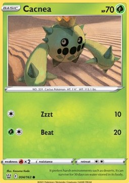 Cacnea⁣ - Battle Styles⁣ (Common)⁣ [4]
