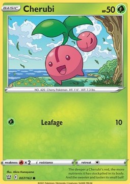 Cherubi⁣ - Battle Styles⁣ (Common)⁣ [7]