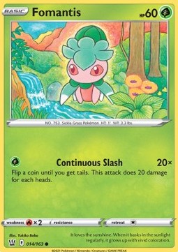 Fomantis⁣ - Battle Styles⁣ (Common)⁣ [14]