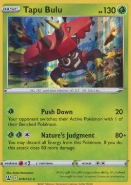 Tapu Bulu⁣ - Battle Styles⁣ (Holo Rare)⁣ [16]