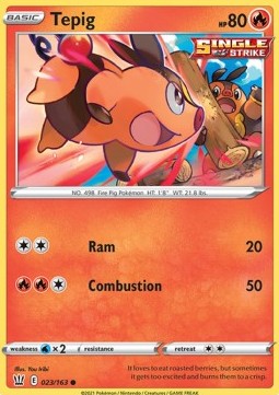 Tepig⁣ - Battle Styles⁣ (Common)⁣ [23]