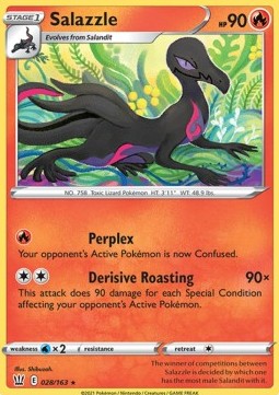 Salazzle⁣ - Battle Styles⁣ (Rare)⁣ [28]