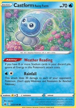 Castform Rainy Form⁣ - Chilling Reign⁣ (Common)⁣ [033]