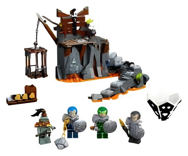 LEGO® Ninjago 71717 Voyage dans les donjons du crâne