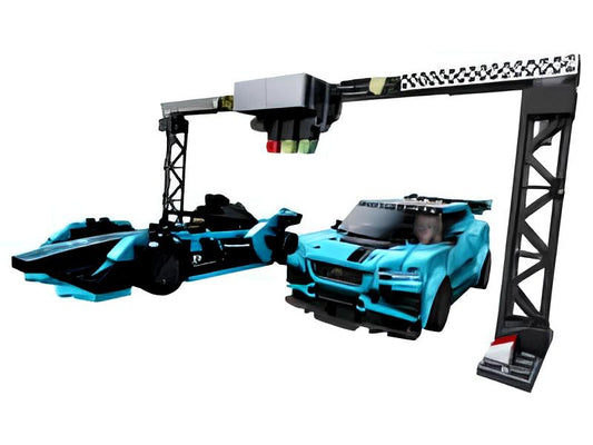 LEGO  Speed Champions 76898 Formula E Panasonic Jaguar Racing GEN2 car & Jaguar I-PACE eTROPHY