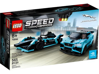 LEGO  Speed Champions 76898 Formula E Panasonic Jaguar Racing GEN2 car & Jaguar I-PACE eTROPHY