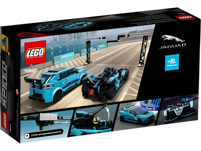 LEGO  Speed Champions 76898 Formula E Panasonic Jaguar Racing GEN2 car & Jaguar I-PACE eTROPHY