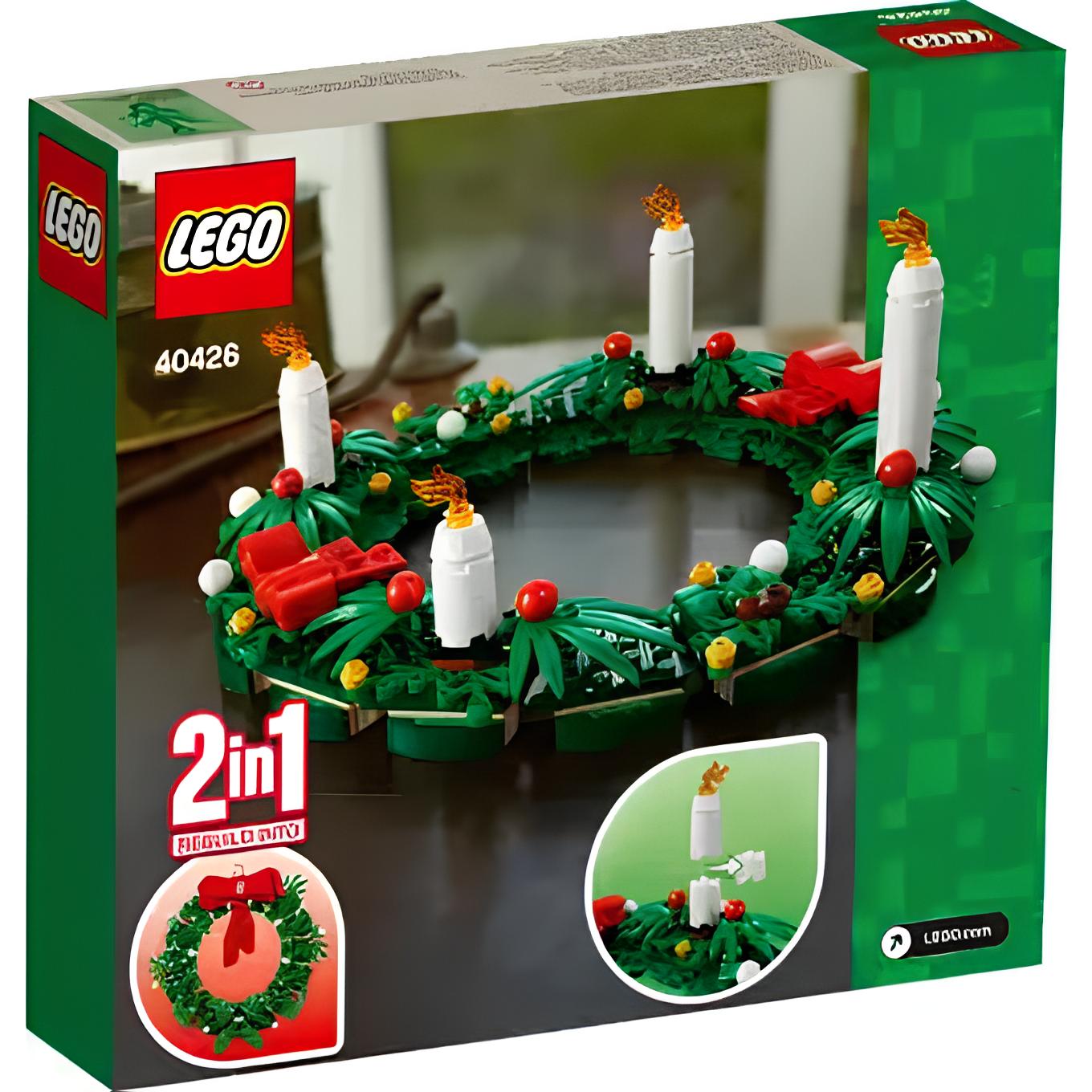 LEGO® 40426 Door Wreath / Advent Wreath 2in1