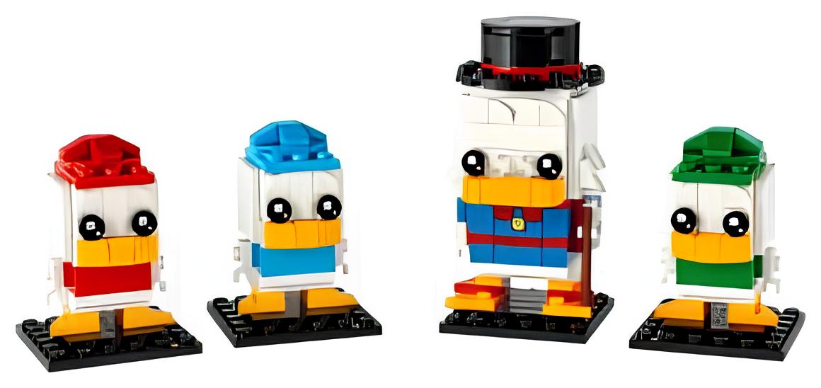 LEGO® BrickHeadz 40477 Dagobert Duck, Tick, Trick & Track