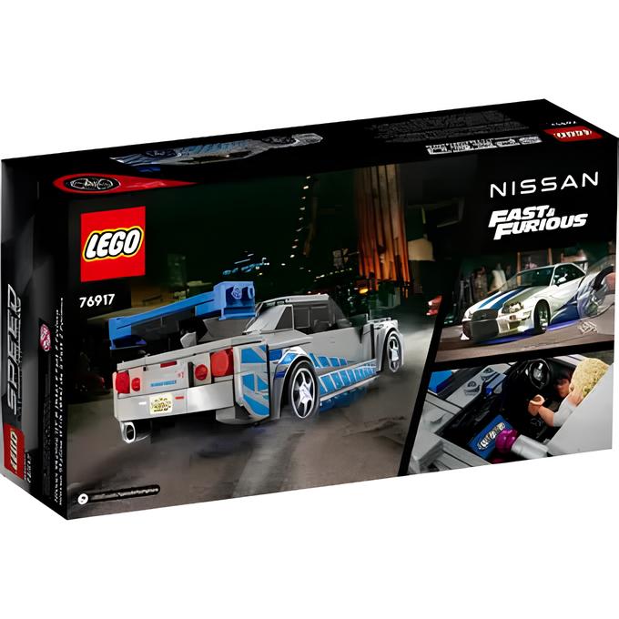 LEGO® Speed ​​​​Champions 76917 2 Fast 2 Furious – Nissan Skyline GT-R (R34)