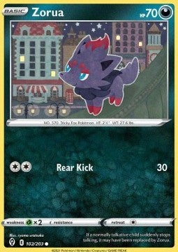 Zorua⁣ - Evolving Skies⁣ (Common)⁣ [102]