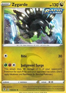 Zygarde⁣ - Evolving Skies⁣ (Holo Rare)⁣ [118]