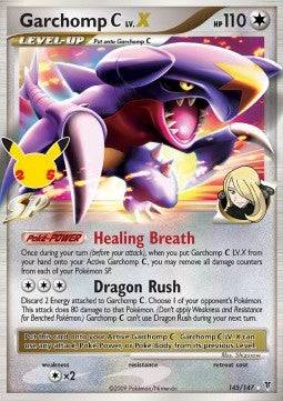 Garchomp [C] LV.X⁣ - Celebrations⁣ (Holo Rare)⁣ [SV 145]