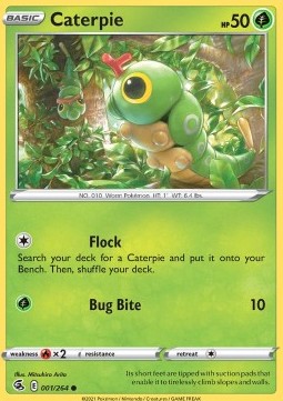 Caterpie⁣ - Fusion Strike⁣ (Common)⁣ [001]