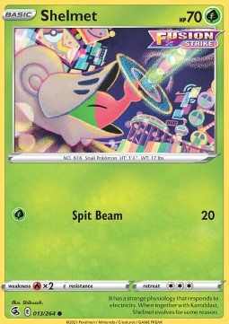 Shelmet⁣ - Fusion Strike⁣ (Common)⁣ [013]