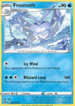 Frosmoth⁣ - Fusion Strike⁣ (Uncommon)⁣ [085]