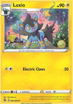 Luxio⁣ - Fusion Strike⁣ (Uncommon)⁣ [092]