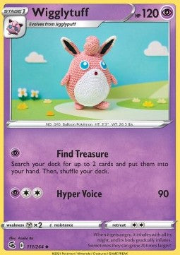 Wigglytuff⁣ - Fusion Strike⁣ (Uncommon)⁣ [111]