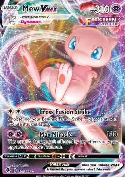 Mew VMAX⁣ - Fusion Strike⁣ (Ultra Rare)⁣ [114]