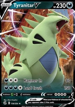 Tyranitar V⁣ - Fusion Strike⁣ (Ultra Rare)⁣ [158]