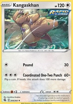 Kangaskhan⁣ - Fusion Strike⁣ (Rare)⁣ [204]