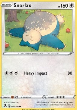 Snorlax⁣ - Fusion Strike⁣ (Common)⁣ [206]
