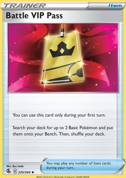 Battle VIP Pass⁣ - Fusion Strike⁣ (Uncommon)⁣ [225]