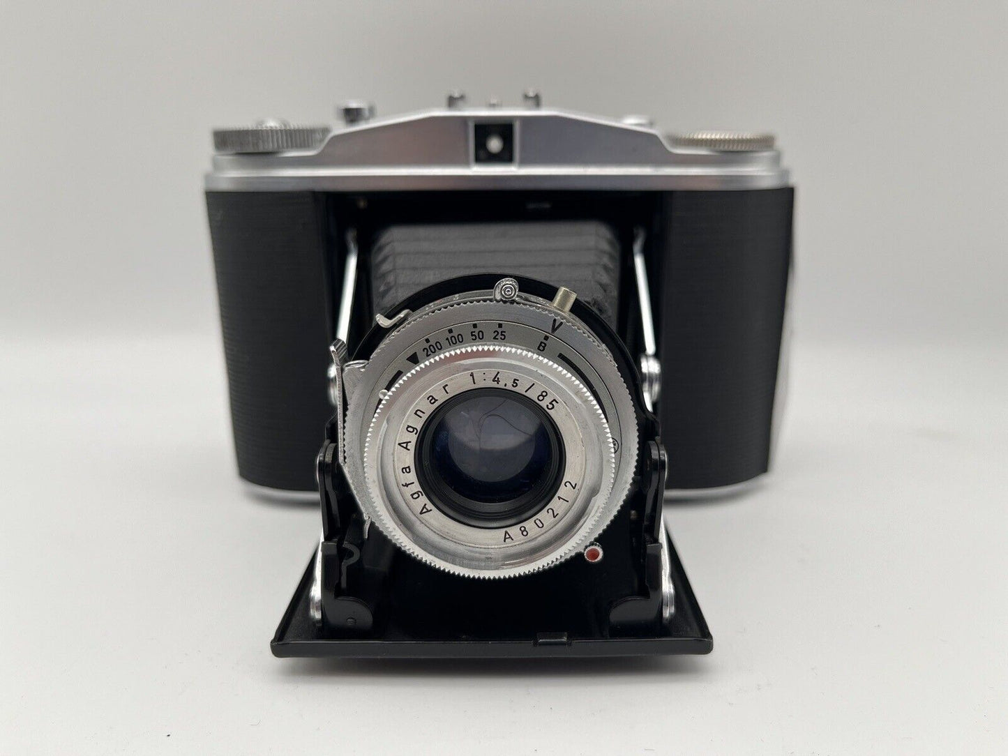 Agfa Isolette II Agnar 1:4,5/85mm 6x6 Mittelformat Rollfilm Klappkamera !Text!