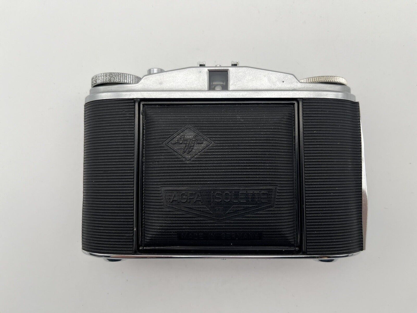 Agfa Isolette II Agnar 1:4,5/85mm 6x6 Mittelformat Rollfilm Klappkamera !Text!