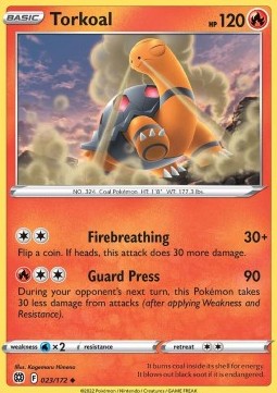 Torkoal⁣ - Brilliant Stars⁣ (Uncommon)⁣ [023]