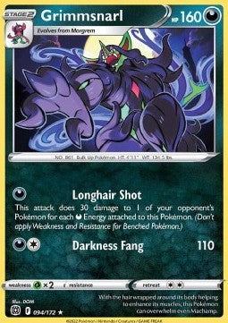 Grimmsnarl⁣ - Brilliant Stars⁣ (Rare)⁣ [094]