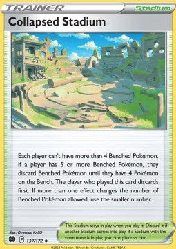Collapsed Stadium⁣ - Brilliant Stars⁣ (Uncommon)⁣ [137]